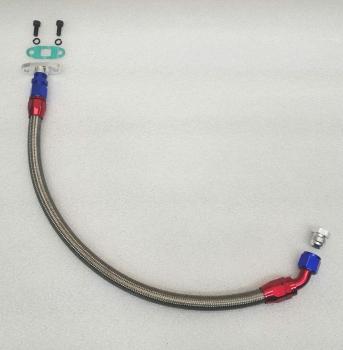 Preview: Ölrücklaufleitung Dash10 (AN10) Anschlüsse Garrett / Pulsar GT40 GT42 GTX40